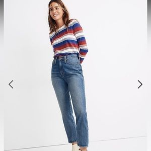 Madewell Mom Jean in Downey Wash